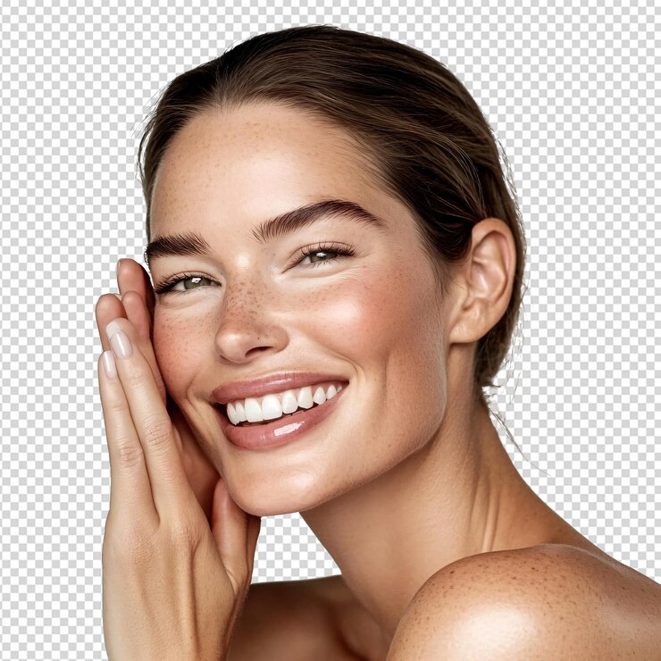 PSD el retrato de la belleza radiante