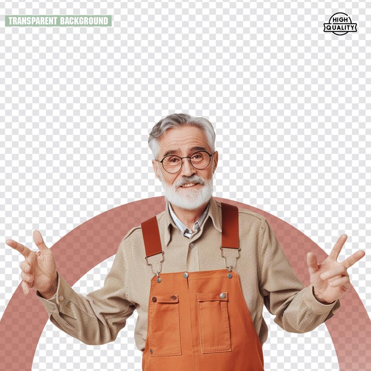 PSD retrato de un carpintero aplicando una capa de pintura a la pieza de la caja