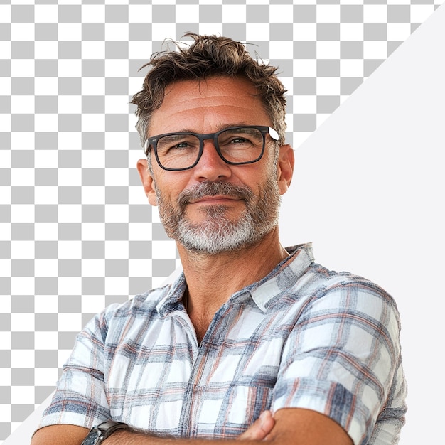 Retrato de um homem confiante