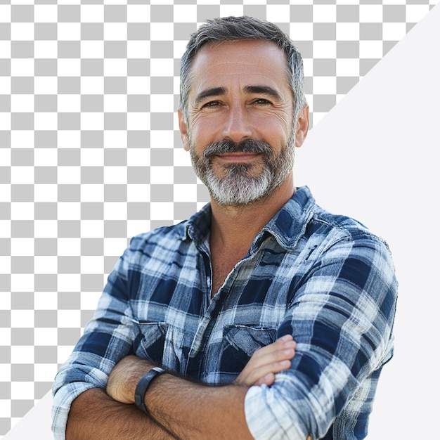 Retrato de um homem confiante