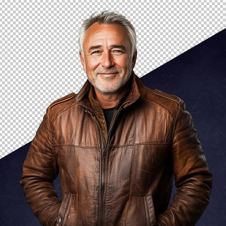 PSD retrato de um homem sorridente