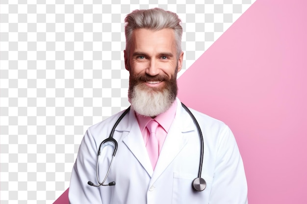 PSD retrato de um médico profissional