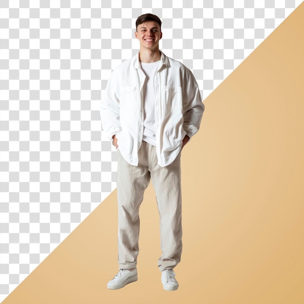 Retrato de fotografía de camisa gay de hombre de cuerpo entero de PNG