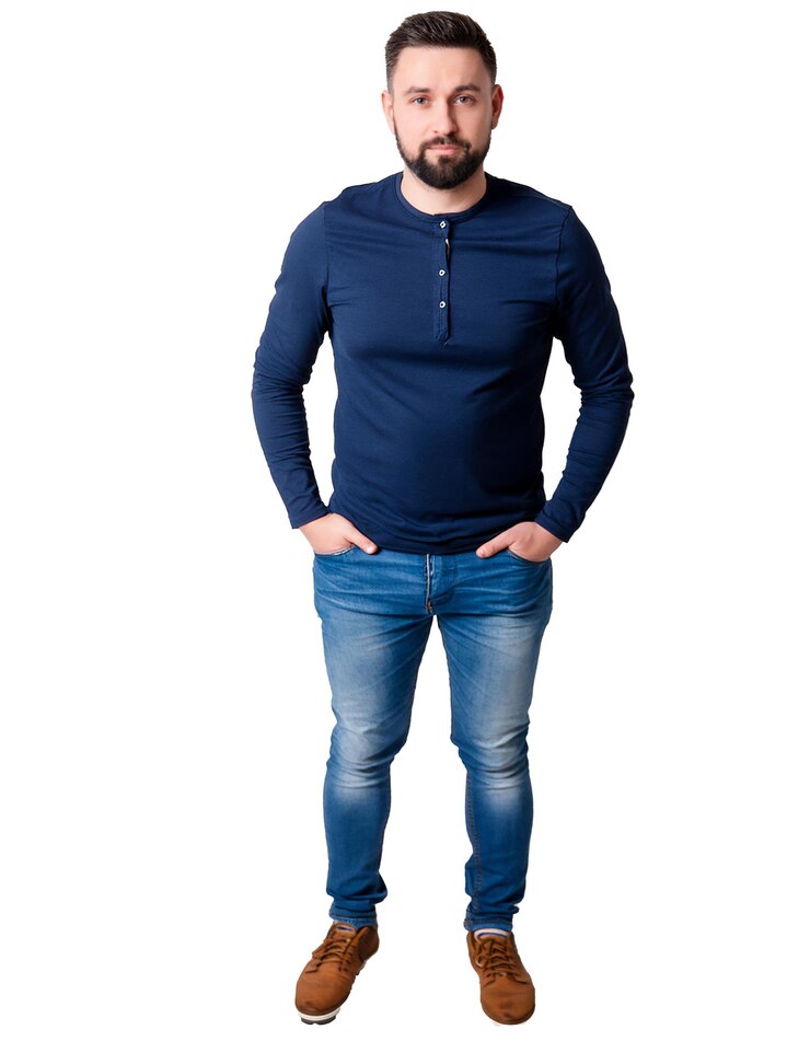 PSD retrato generativo de ia de solo un hombre blanco fondo creado por ai