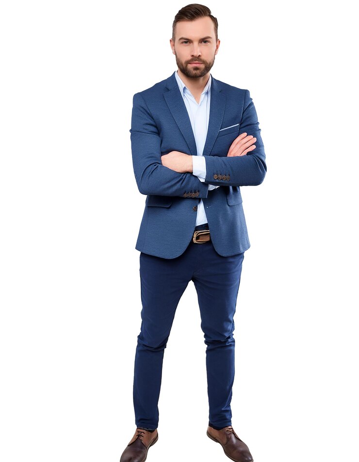 PSD retrato generativo de ia de solo un hombre blanco fondo creado por ai