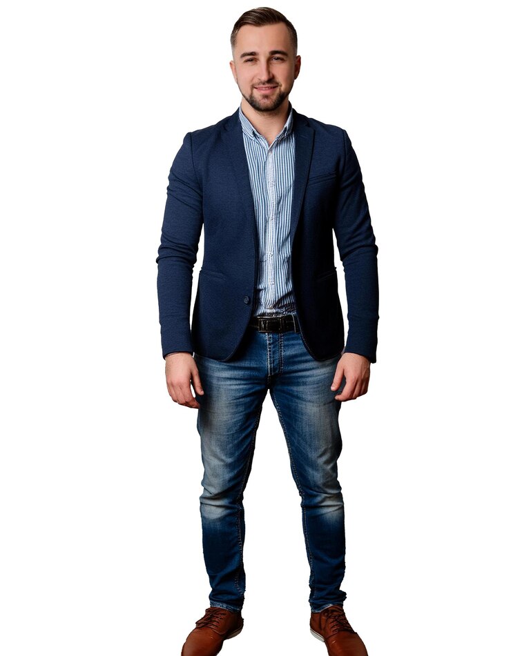 PSD retrato gerado por ia de apenas um homem branco de fundo criado por ai