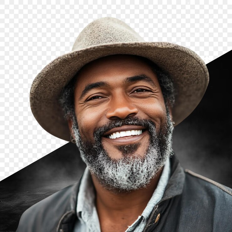 PSD el retrato de un hombre feliz