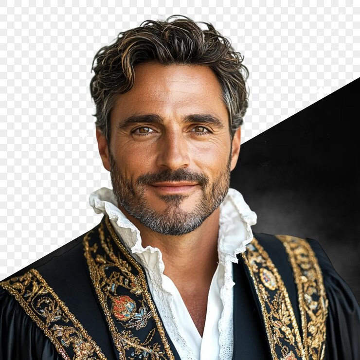 PSD el retrato de un hombre guapo