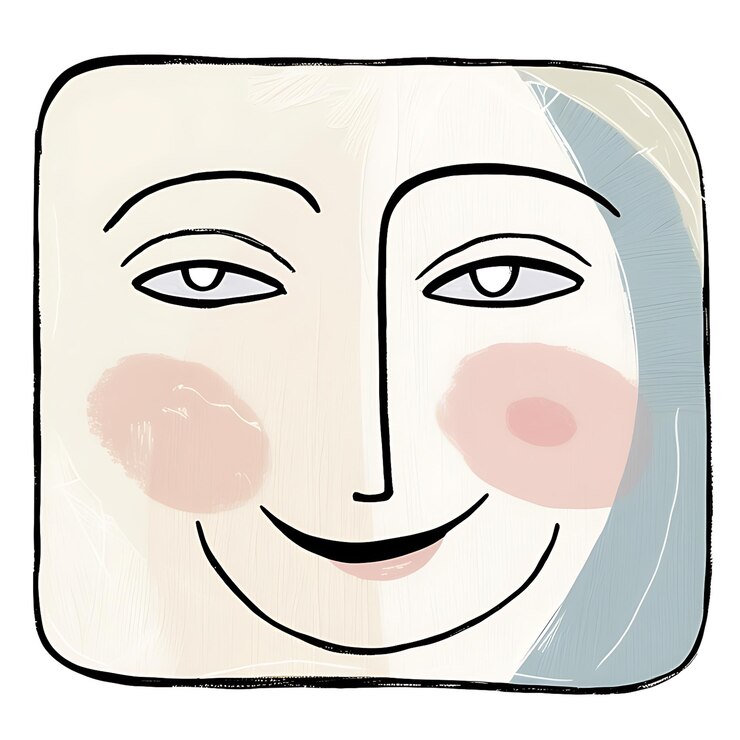 PSD retrato de una joven hermosa mirando los ángulos laterales y delanteros