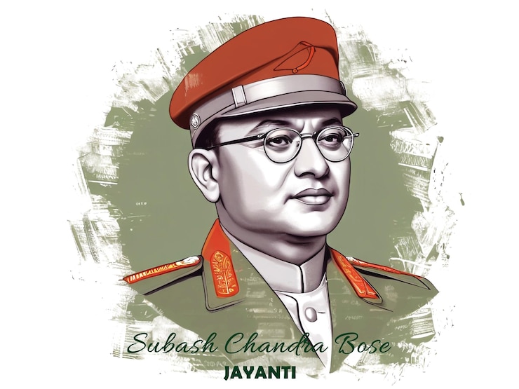 PSD el retrato del luchador por la libertad indio netaji subhas chandra bose