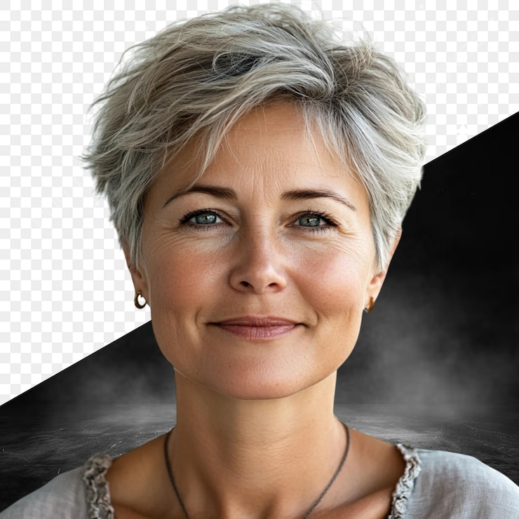 PSD retrato de una mujer confiada