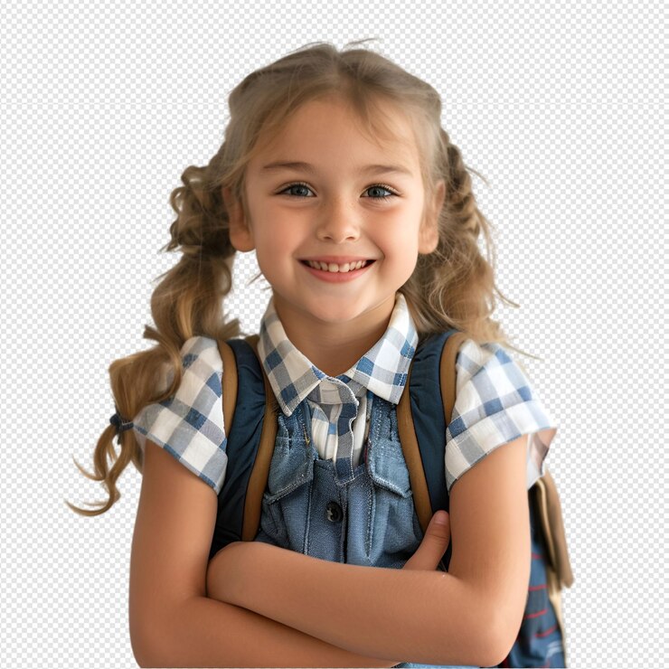 Retrato de niños que regresan a la escuela