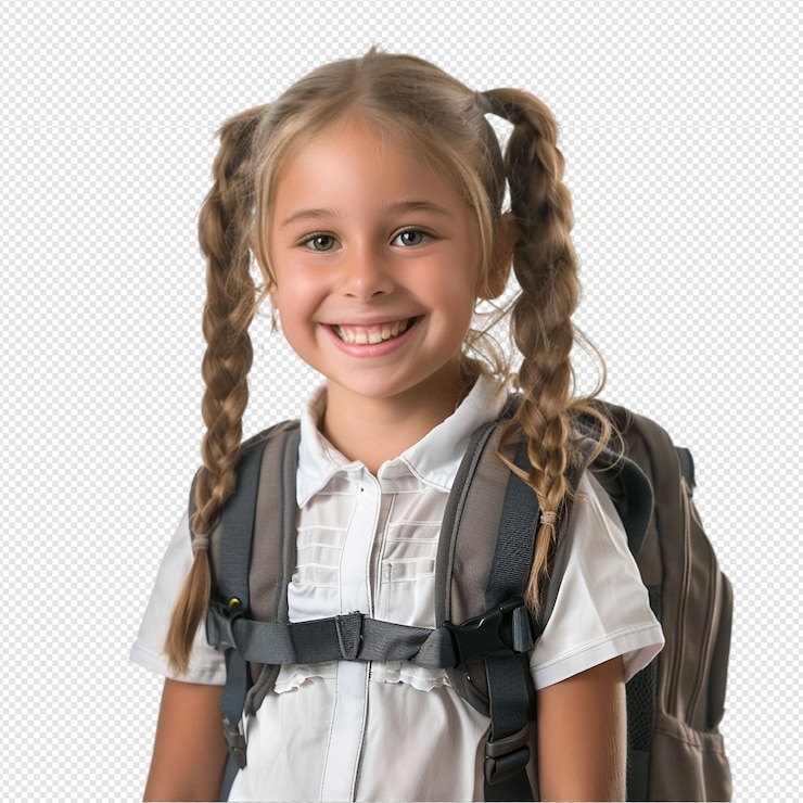 Retrato de niños que regresan a la escuela