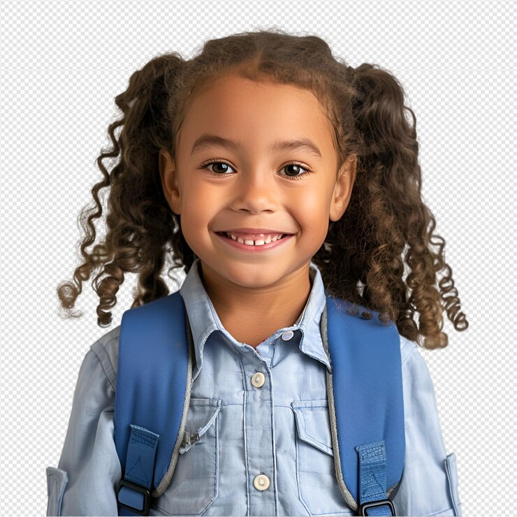 Retrato de niños que regresan a la escuela