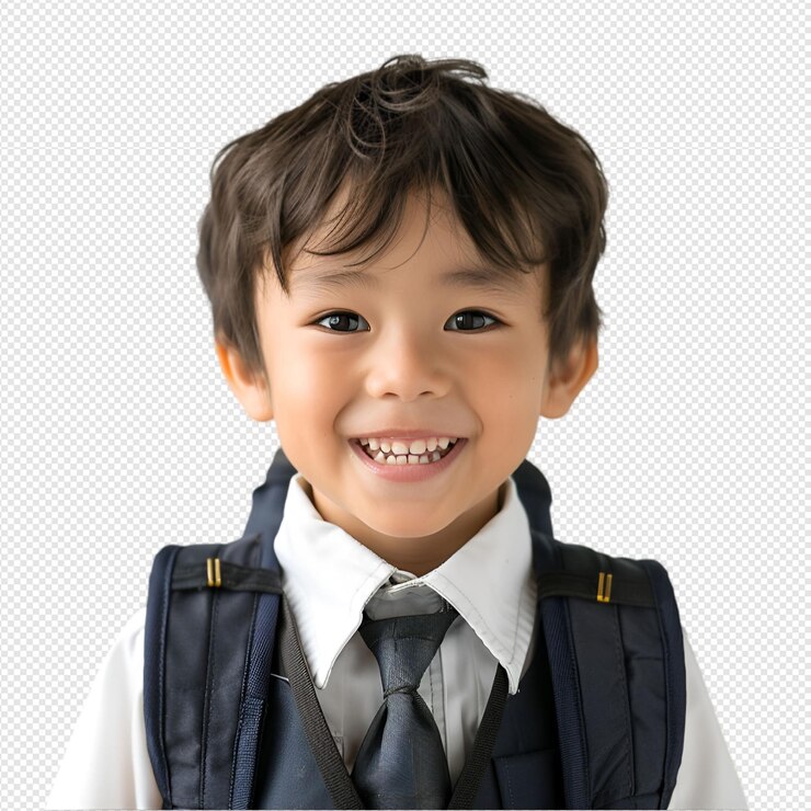 Retrato de niños que regresan a la escuela