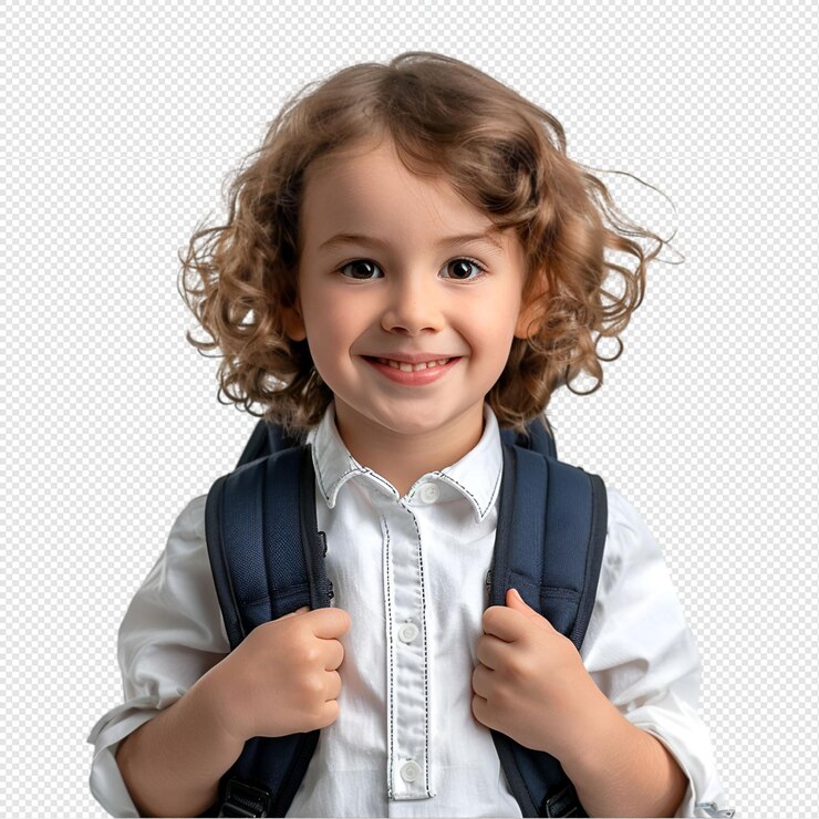Retrato de niños que regresan a la escuela