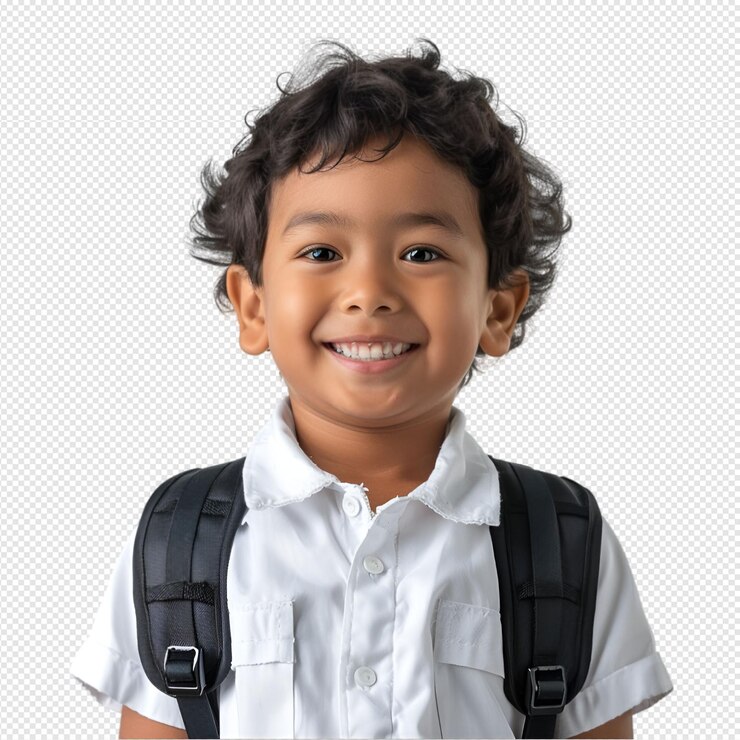 Retrato de niños que regresan a la escuela