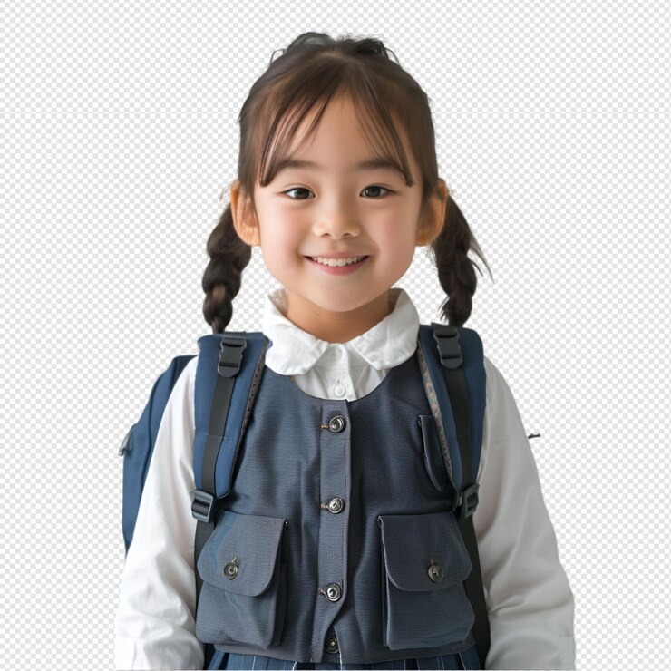 Retrato de niños que regresan a la escuela