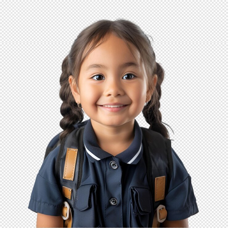 Retrato de niños que regresan a la escuela