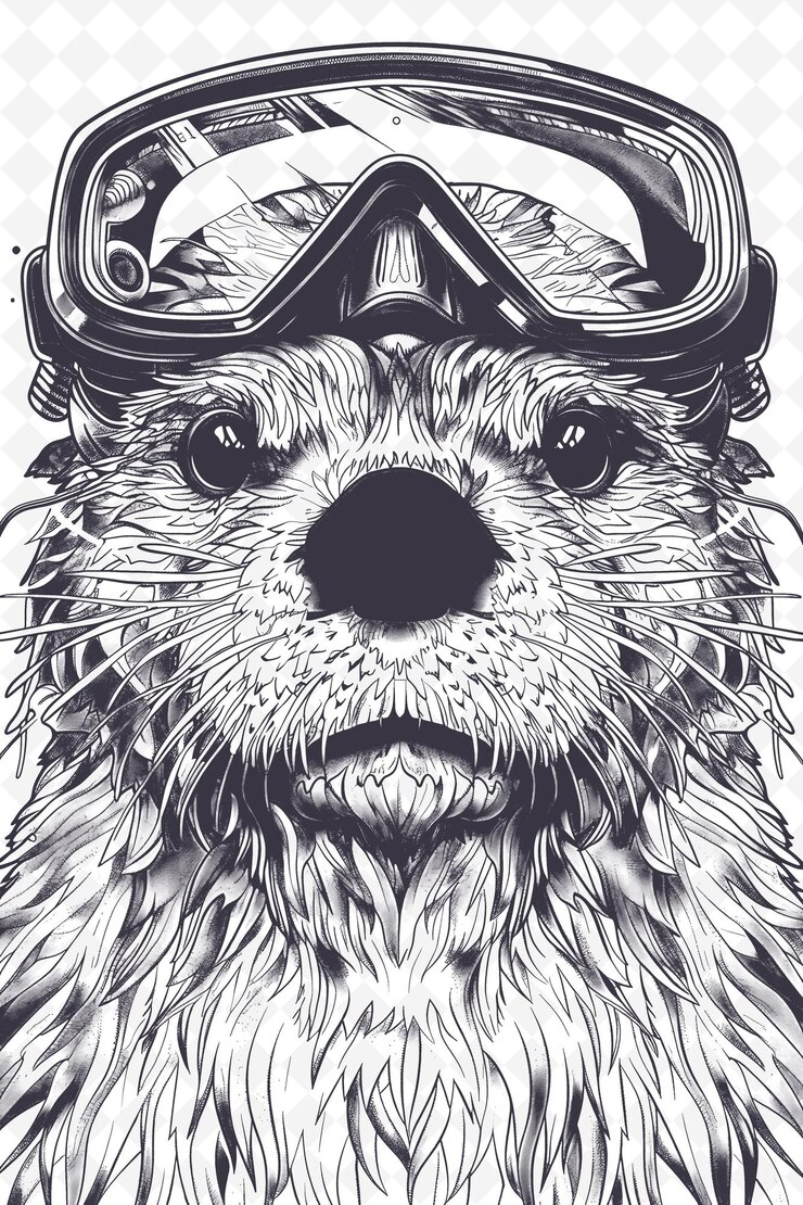 PSD retratos e artes animais gráficos vectoris impressíveis e descarregamentos digitais para amantes de animais