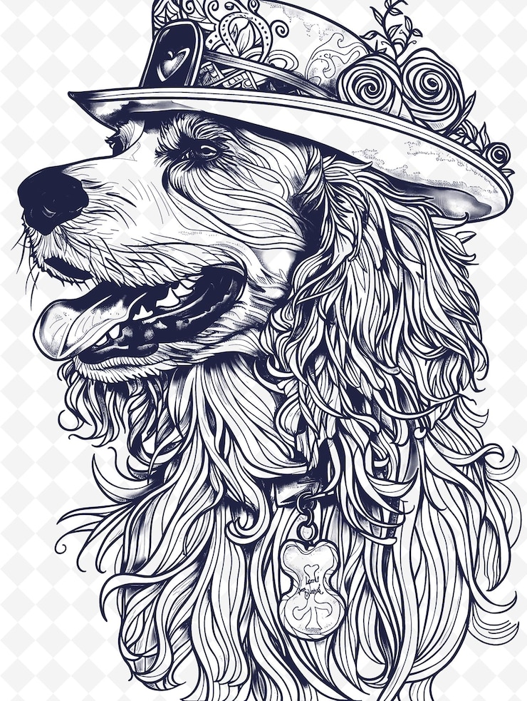PSD retratos de mascotas y arte animal gráficos vectoriales imprimibles y descargas digitales para los amantes de los animales