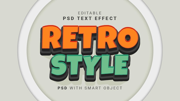 Retro Art-Text-Effekt