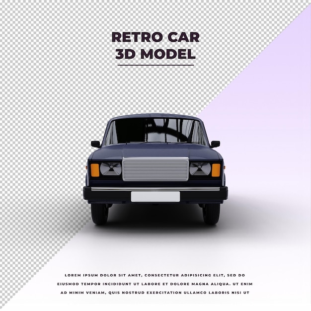 PSD retro carro