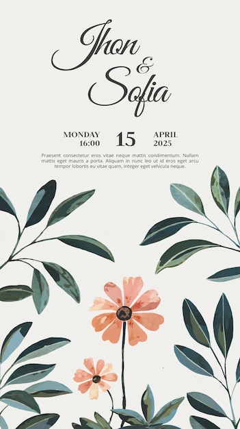 Retro chevron convite de casamento vetor