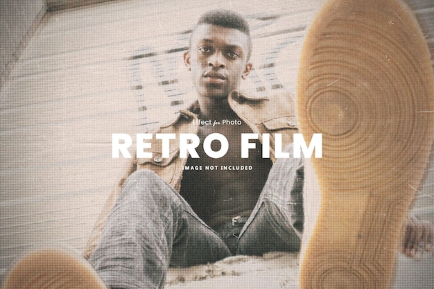 Retro-film-fotoeffekt