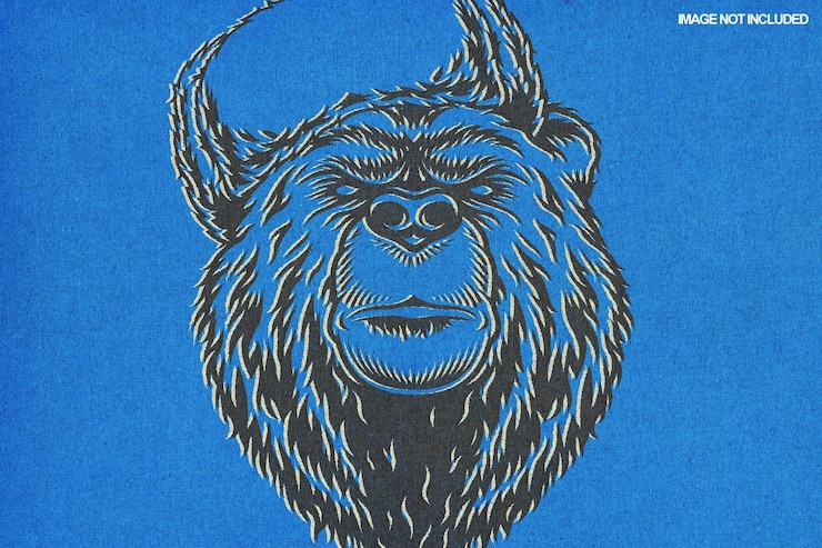 PSD retro halftone press effect