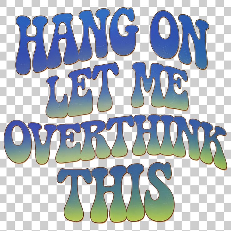 PSD retro-inspiriertes t-shirt mit groovy hang on lass mich dieses design überdenken