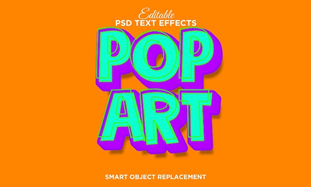 Retro-Pop-Art-Texteffekt