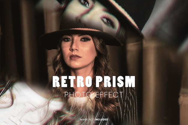 Retro-Prisma-Fotoeffekt psd