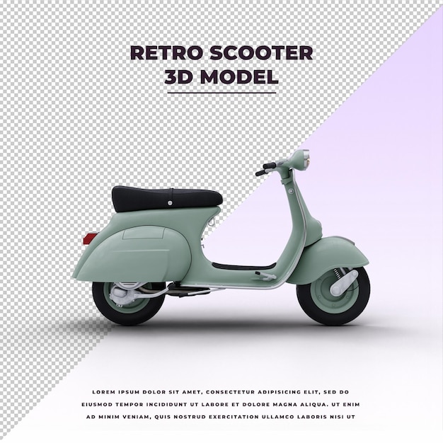 PSD retro scooter