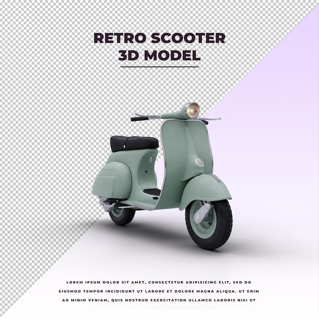 PSD retro scooter