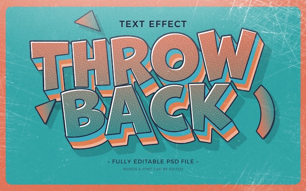 Retro-Texteffekt