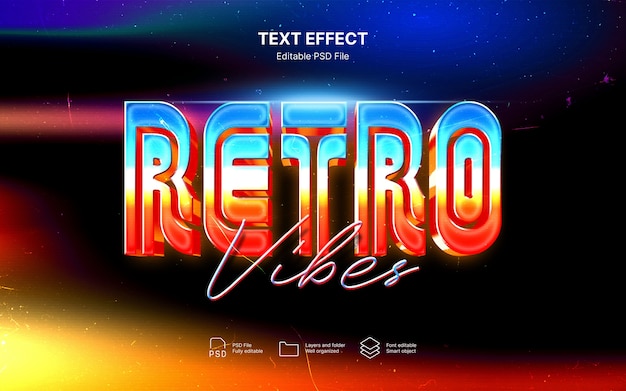 Retro-Vibe-Text-Effekt