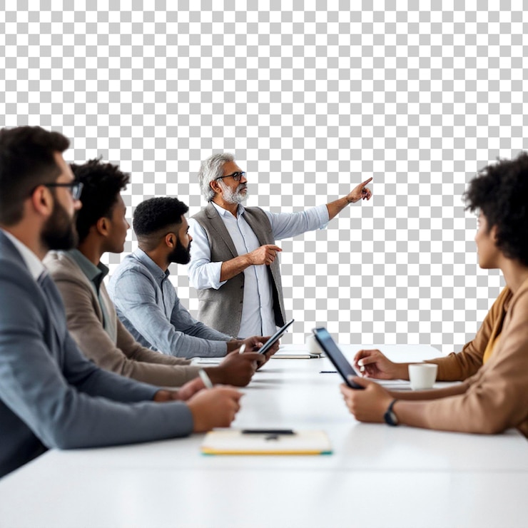 PSD reunión del equipo de negocios