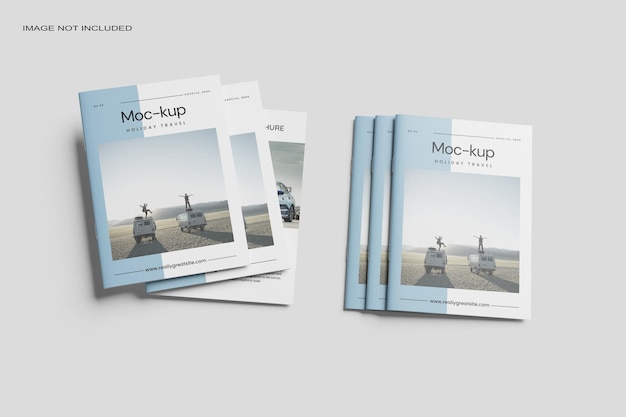 Revista katalog a4 mockup