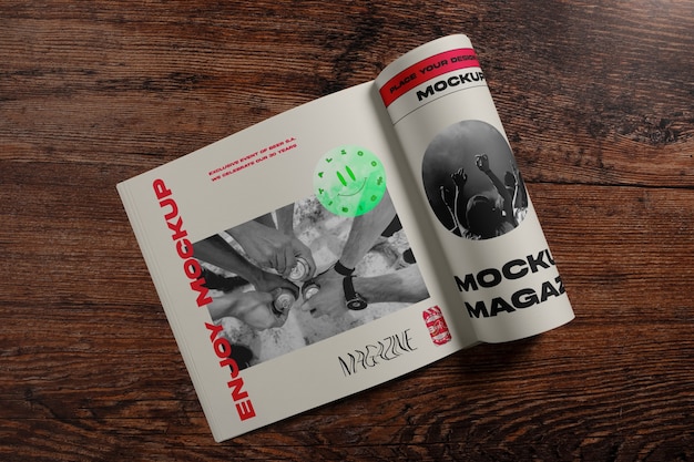 Revista en el modelo de estudio.