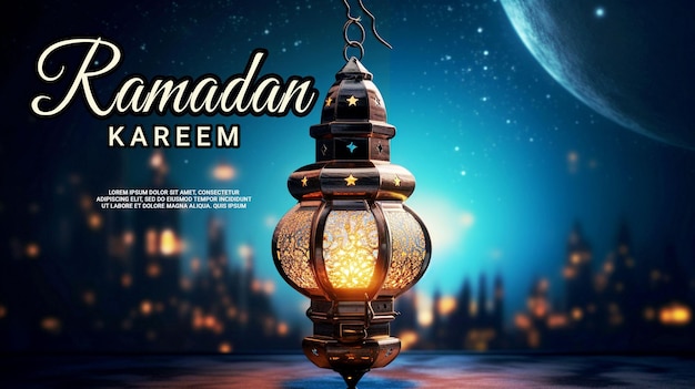 Rezar luz santo islã feriado meia lua fé jejum festivo brilho objeto ninguém lâmpada