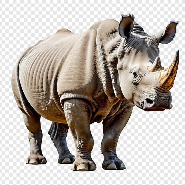 PSD rhino png isoliert auf durchsichtigem hintergrund