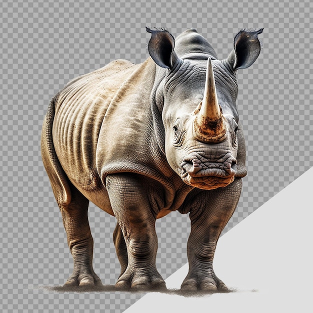 Rhinocéros Png Isolé Sur Un Fond Transparent