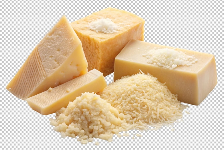 PSD ricette di formaggio parmigiano per i deliziosi piatti italiani di oggi