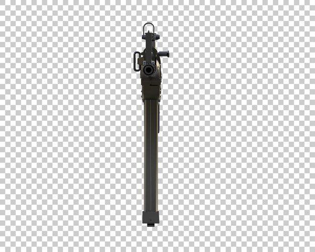 Riffle aislado en el fondo ilustración de renderización 3D