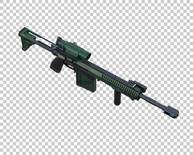riffle isolated on background 3d rendering illustration