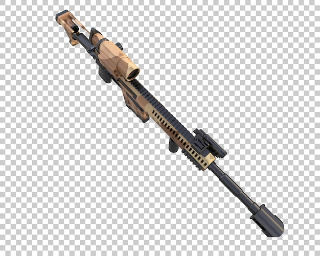 riffle isolated on background 3d rendering illustration