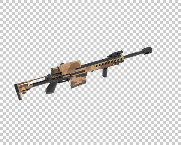 Riffle isolated on background 3d rendering illustration