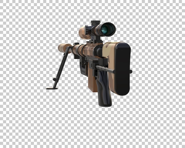 Riffle isolato sullo sfondo illustrazione di rendering 3D