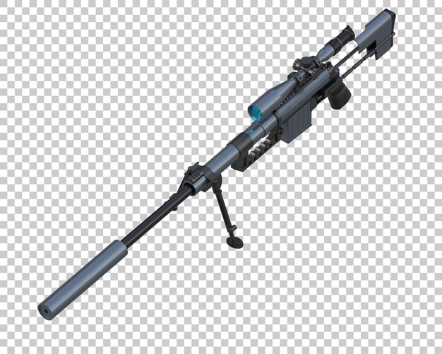 Riffle isolato sullo sfondo illustrazione di rendering 3D
